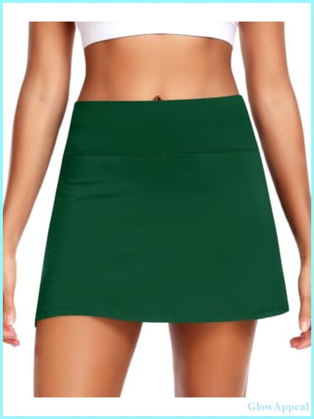 High Waisted A Line Tennis Skort with Pockets Golf Skirt